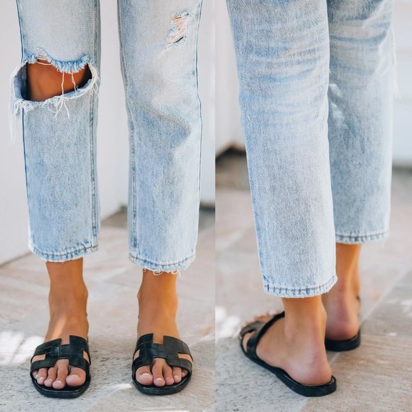 CCOCCI Black Woven Sandals - Picture 5 of 11